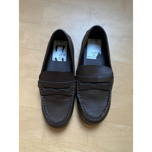 Nordstrom Rack BNWT brownl"Myles" penny oafers boys NEW - Picture 2 of 7
